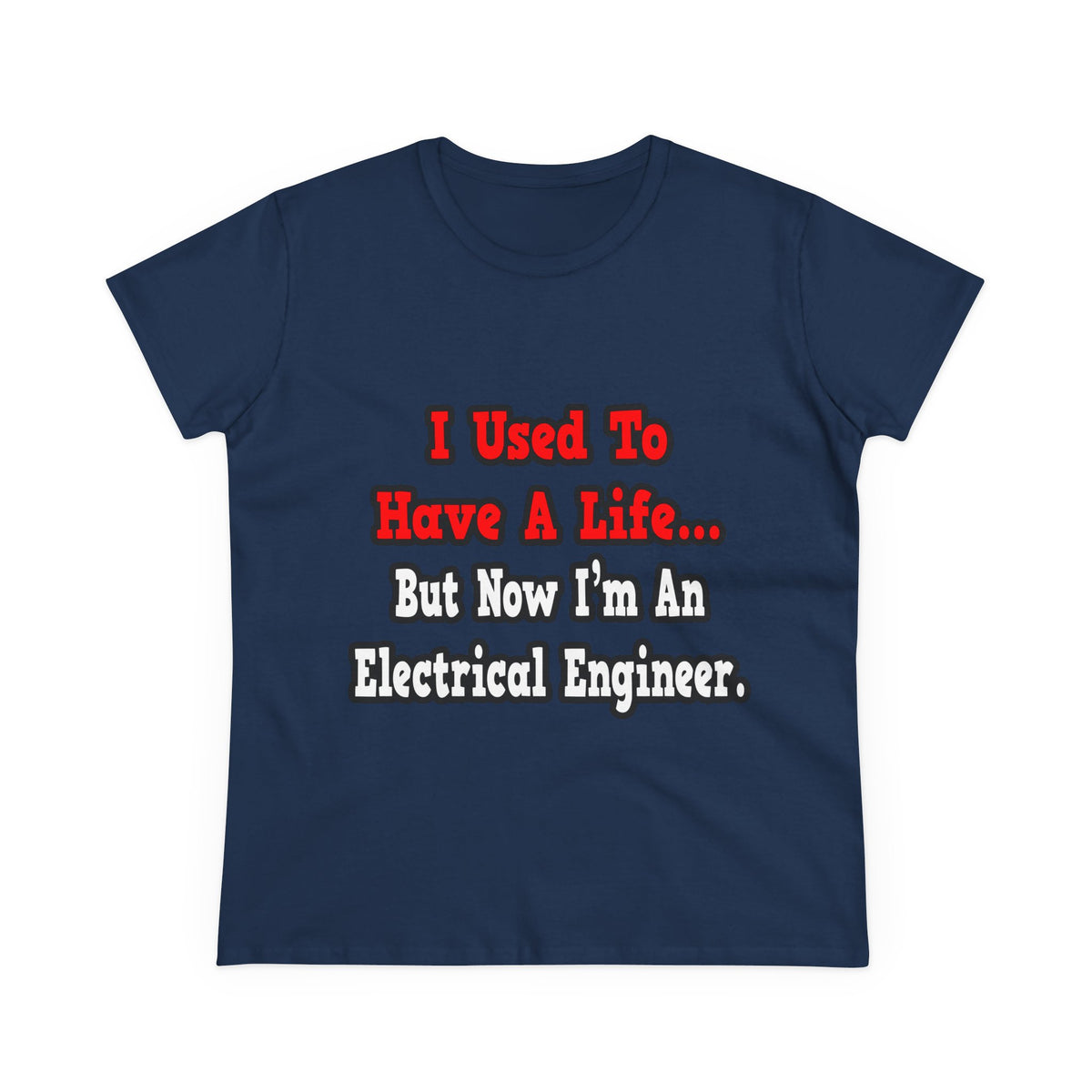 I Used to Have a Life...Electrical Engineer - Women's Midweight Cotton Tee