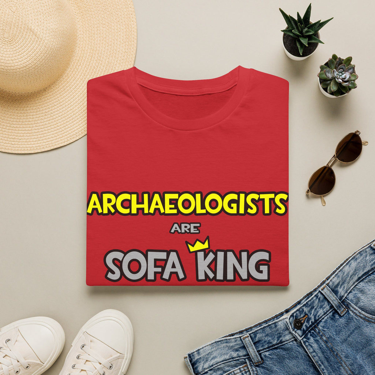 Archaeologists Are Sofa King Cool - Unisex Softstyle T-Shirt