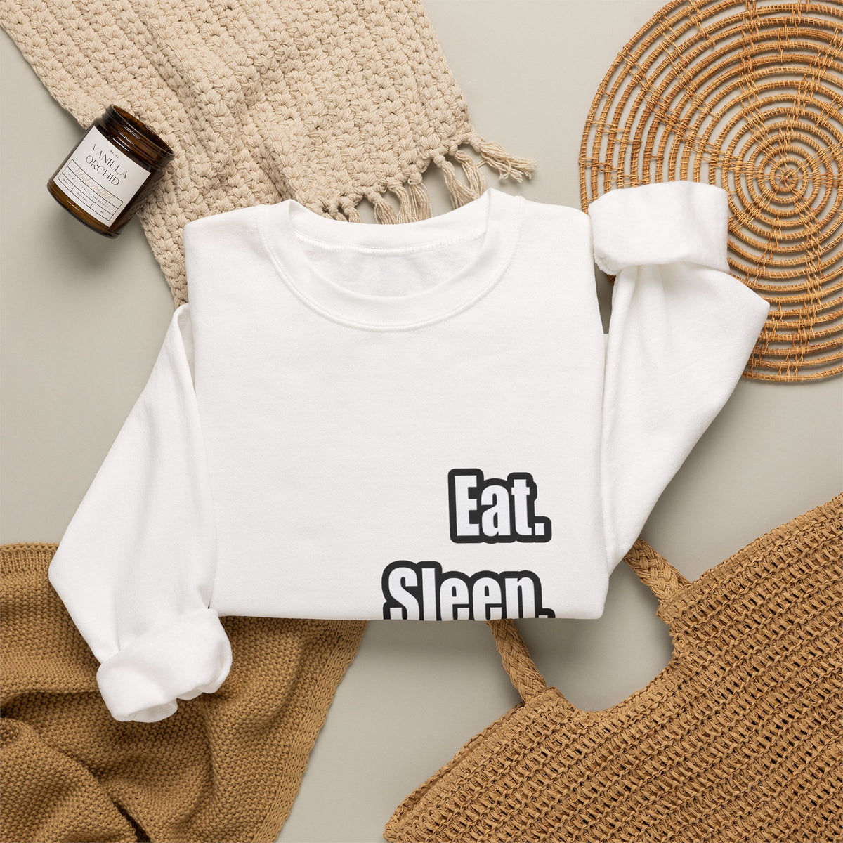 Eat. Sleep. Fight Fires. - Unisex Heavy Blend™ Crewneck Sweatshirt