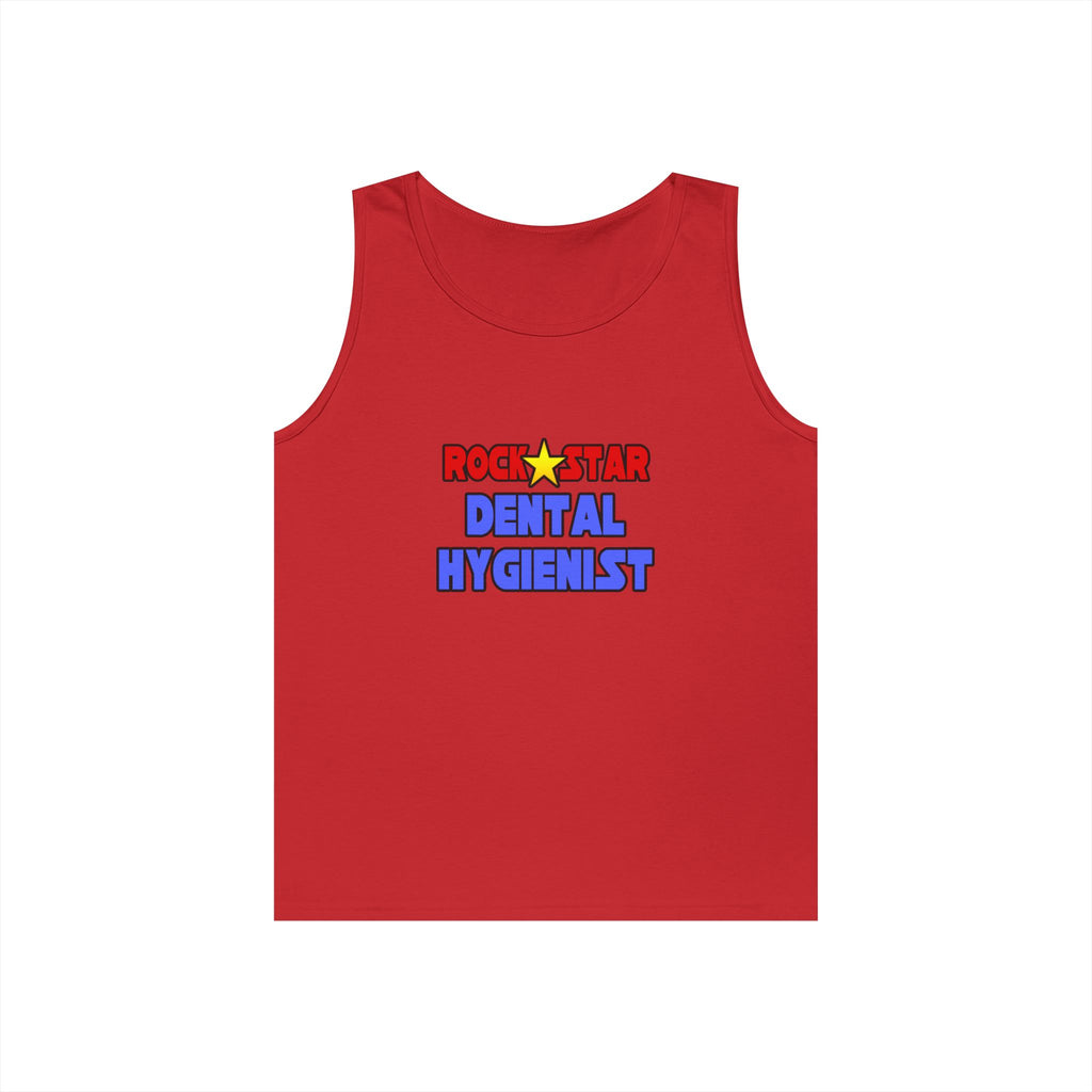 Rock Star Dental Hygienist - Unisex Heavy Cotton Tank Top