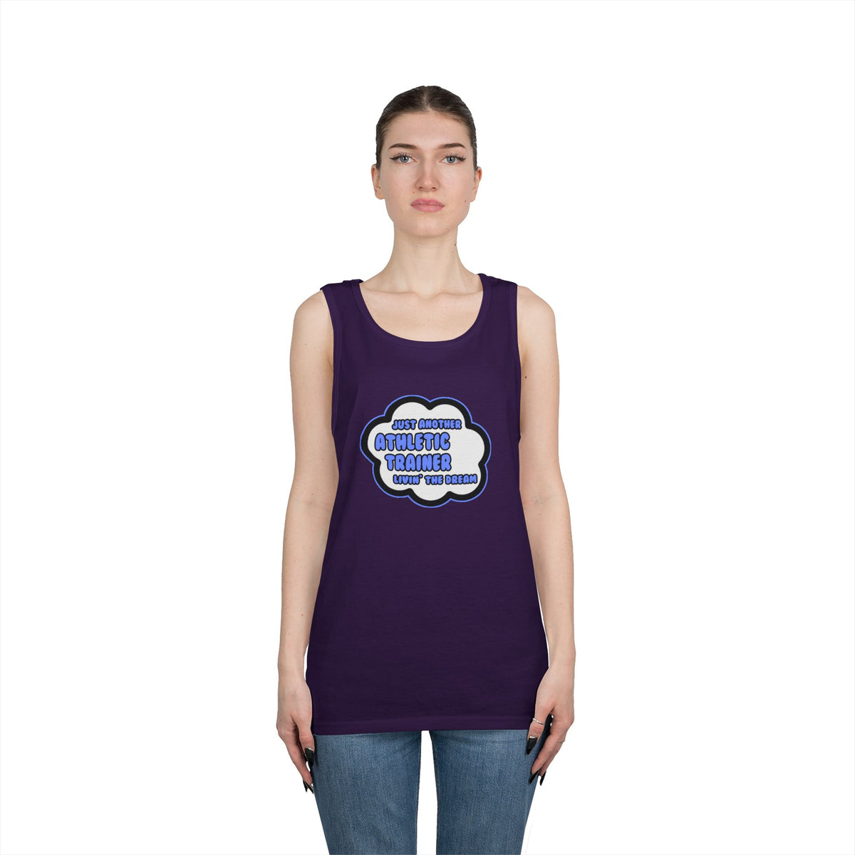 Athletic Trainer .. Livin' The Dream - Unisex Heavy Cotton Tank Top