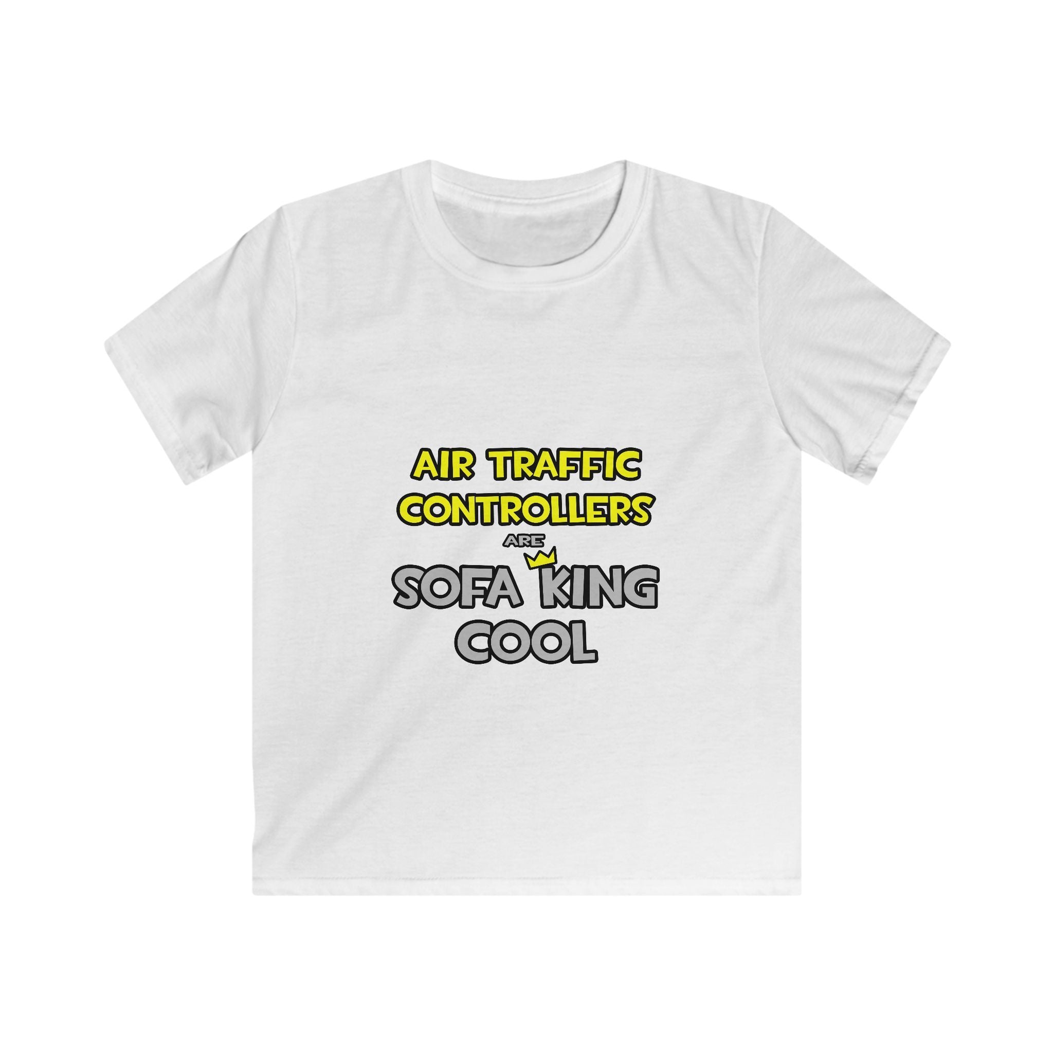 Air Traffic Controllers Are Sofa King Cool - Kids Softstyle Tee