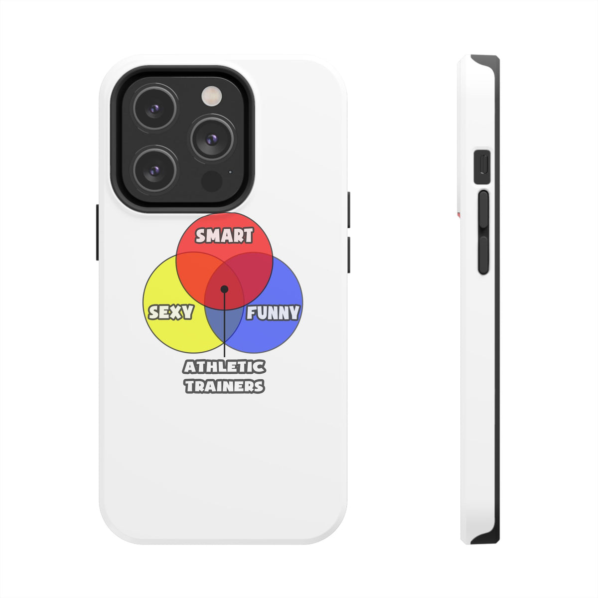 Venn Diagram .. Athletic Trainers - Tough Phone Cases
