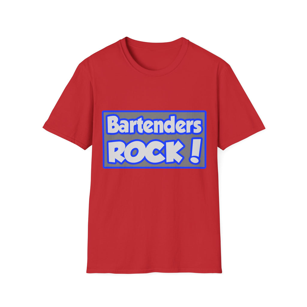 Bartenders Rock! - Unisex Softstyle T-Shirt
