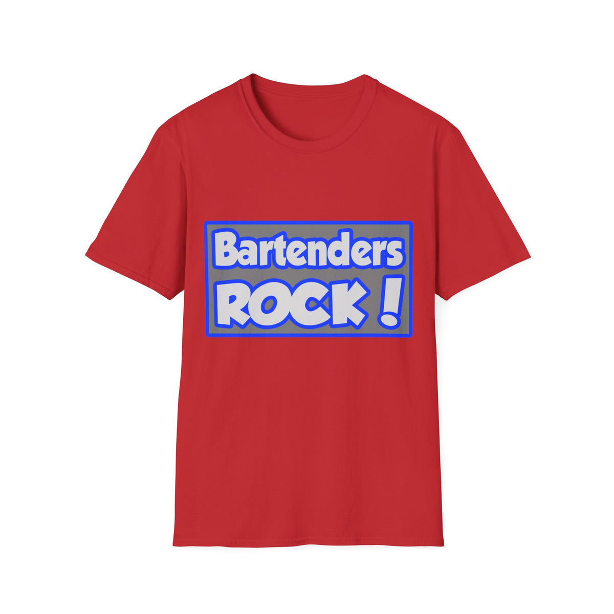 Bartenders Rock! - Unisex Softstyle T-Shirt