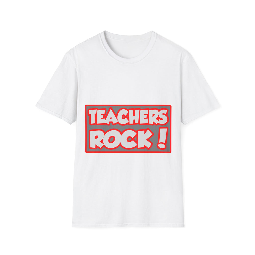 Teachers Rock! - Unisex Softstyle T-Shirt