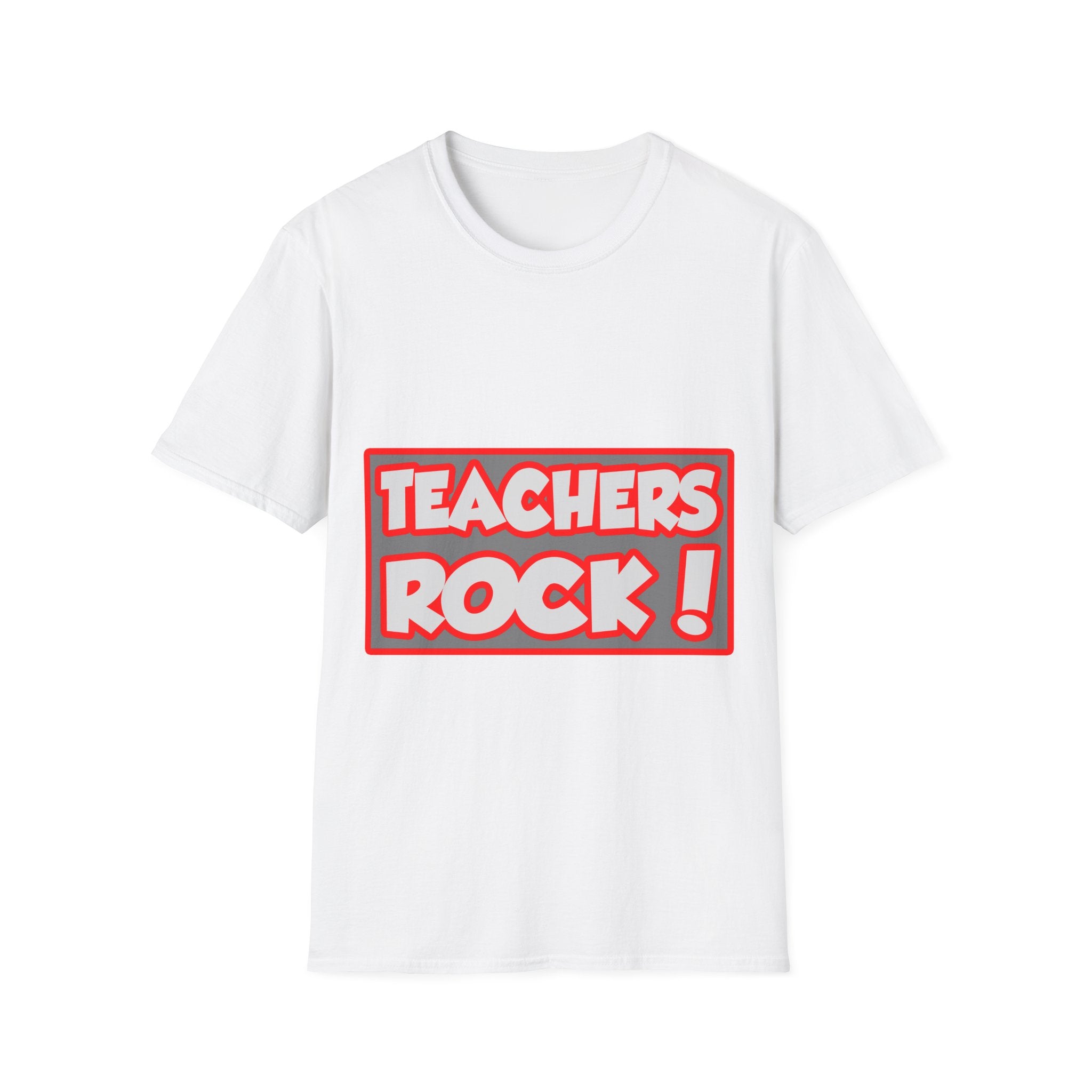 Teachers Rock! - Unisex Softstyle T-Shirt