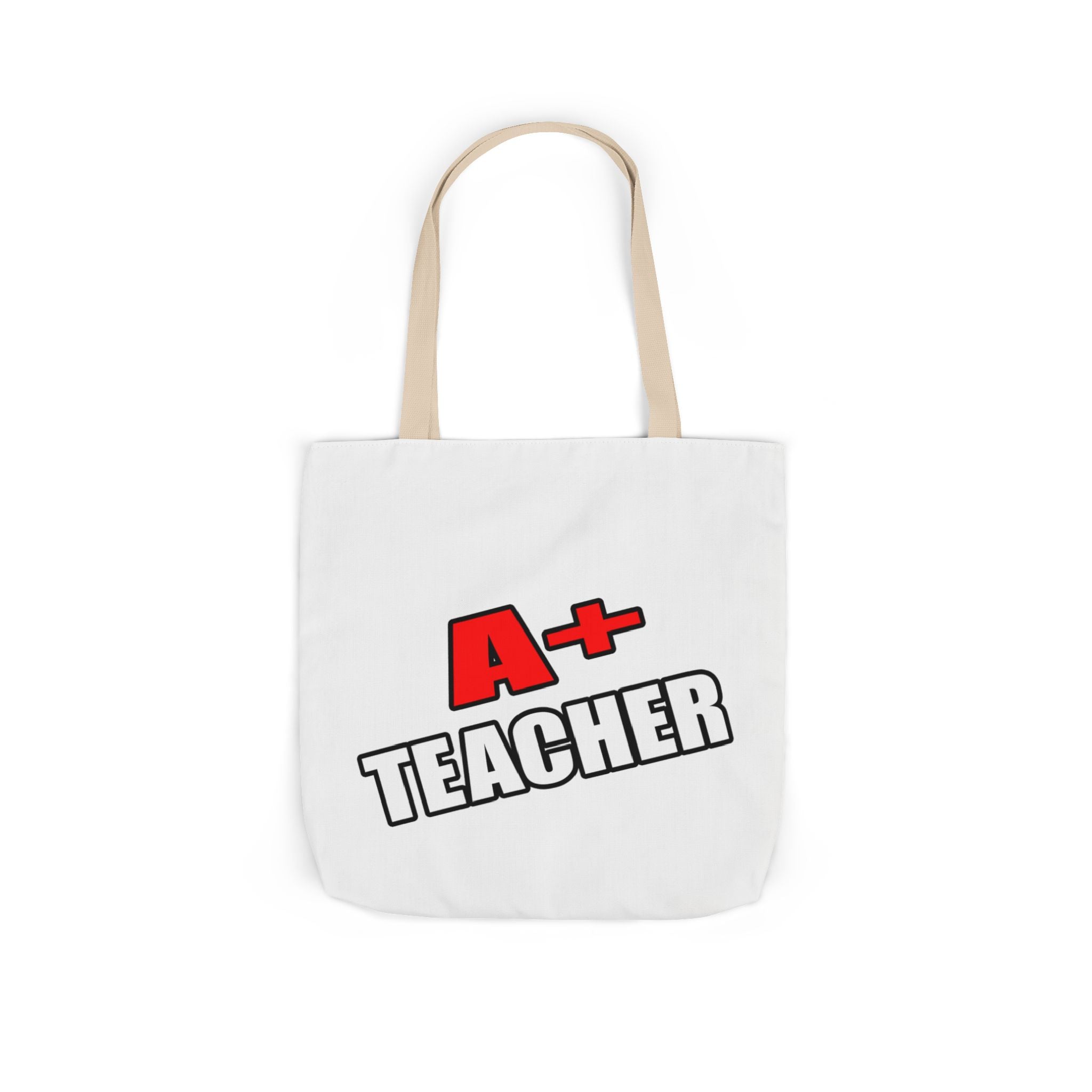 a plus teacher - Canvas Tote Bag, 5-Color Straps