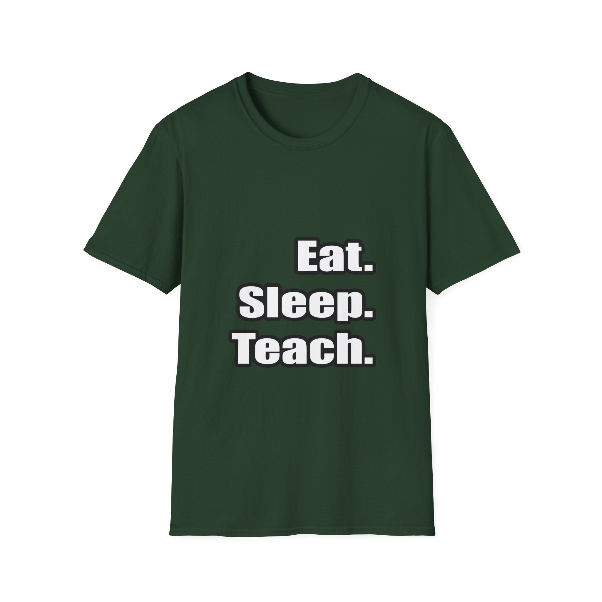 eat sleep teach - Unisex Softstyle T-Shirt