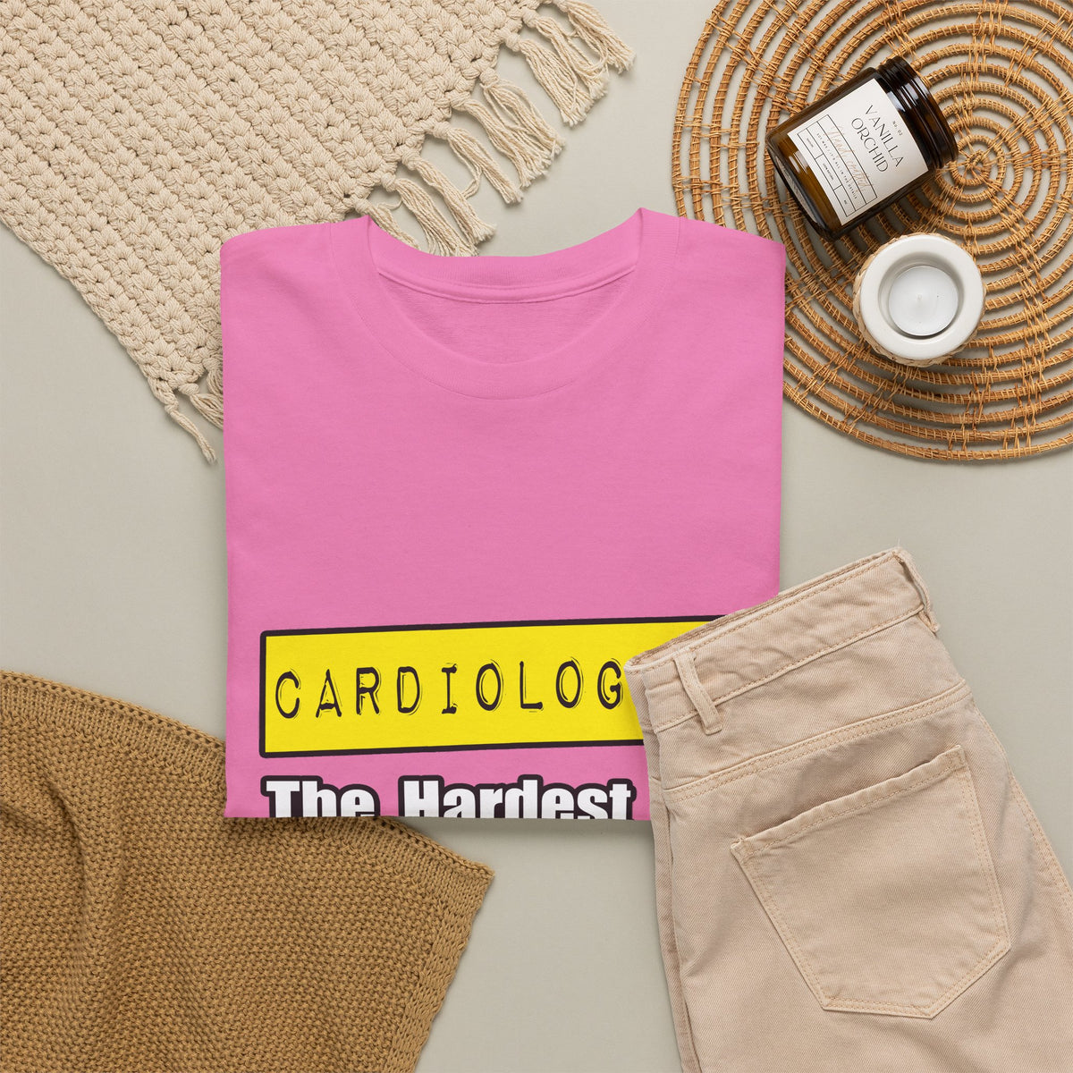 Cardiologist...Hardest Job You'll Ever Love - Unisex Heavy Cotton Tee