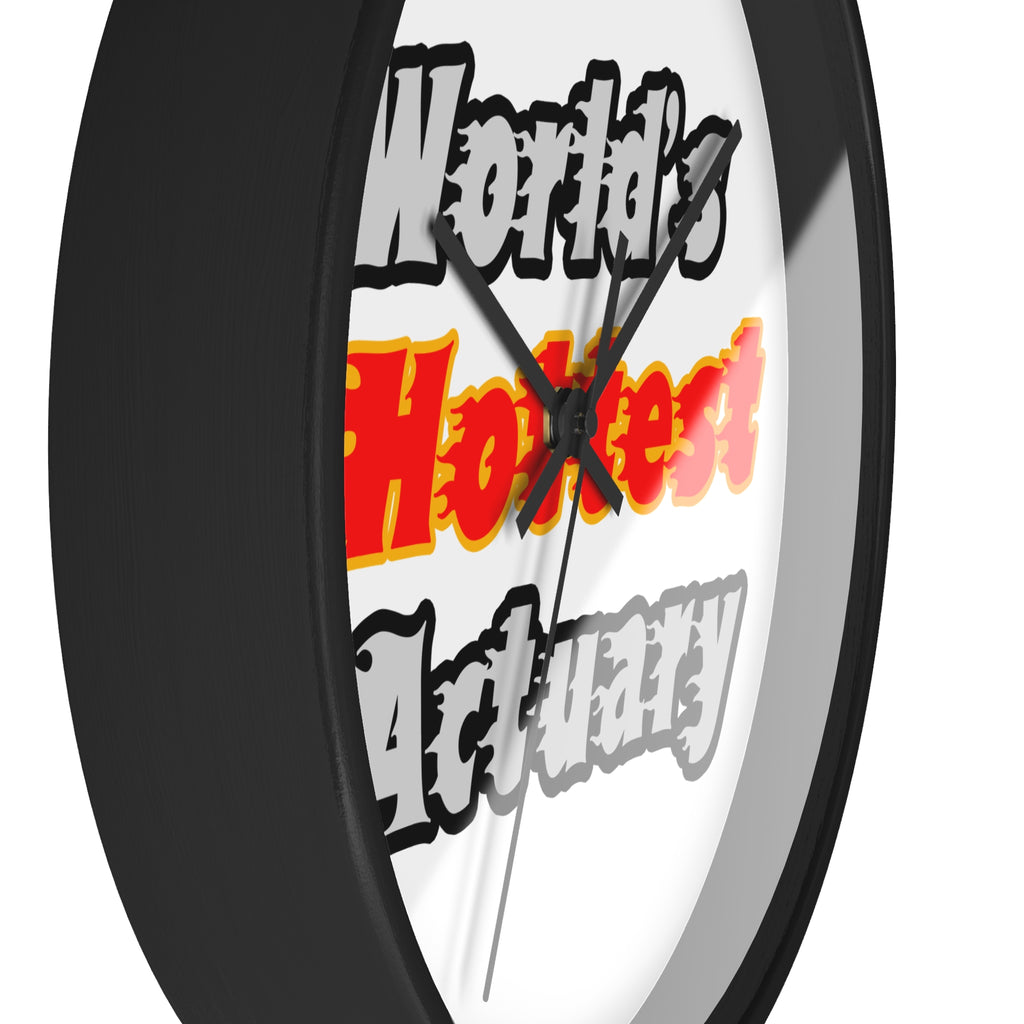World's Hottest Actuary - Wall Clock