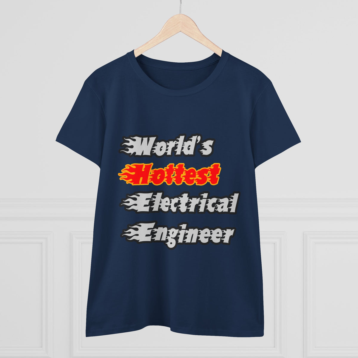 World's Hottest Electrical Engineer - Women's Midweight Cotton Tee