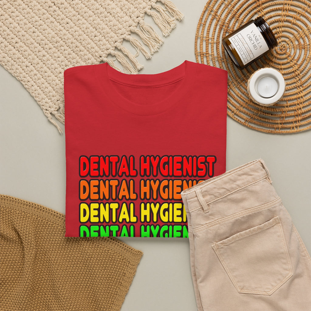 Rainbow Dental Hygienist - Unisex Heavy Cotton Tee
