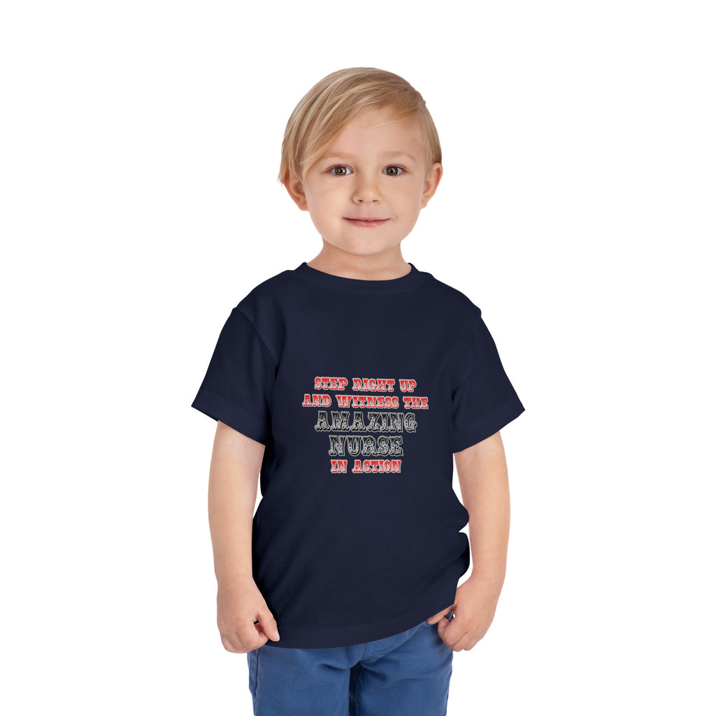 Amazing Nurse In Action - Toddler Short Sleeve Tee
