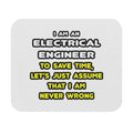 Funny Electrical Engineer T Shirts and Gifts - Mouse Pad (Rectangle)