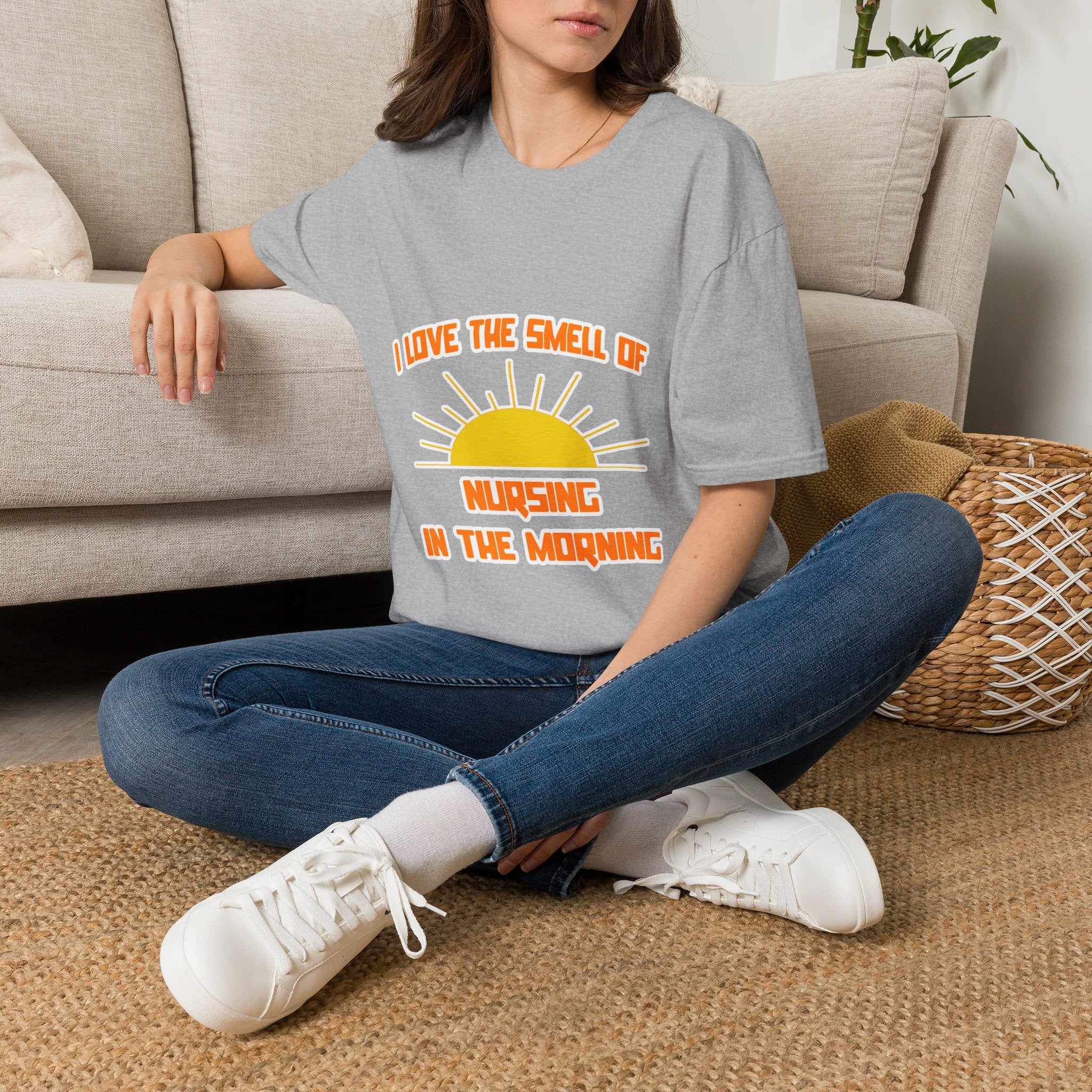 Smell of Nursing in the Morning - Unisex Softstyle T-Shirt