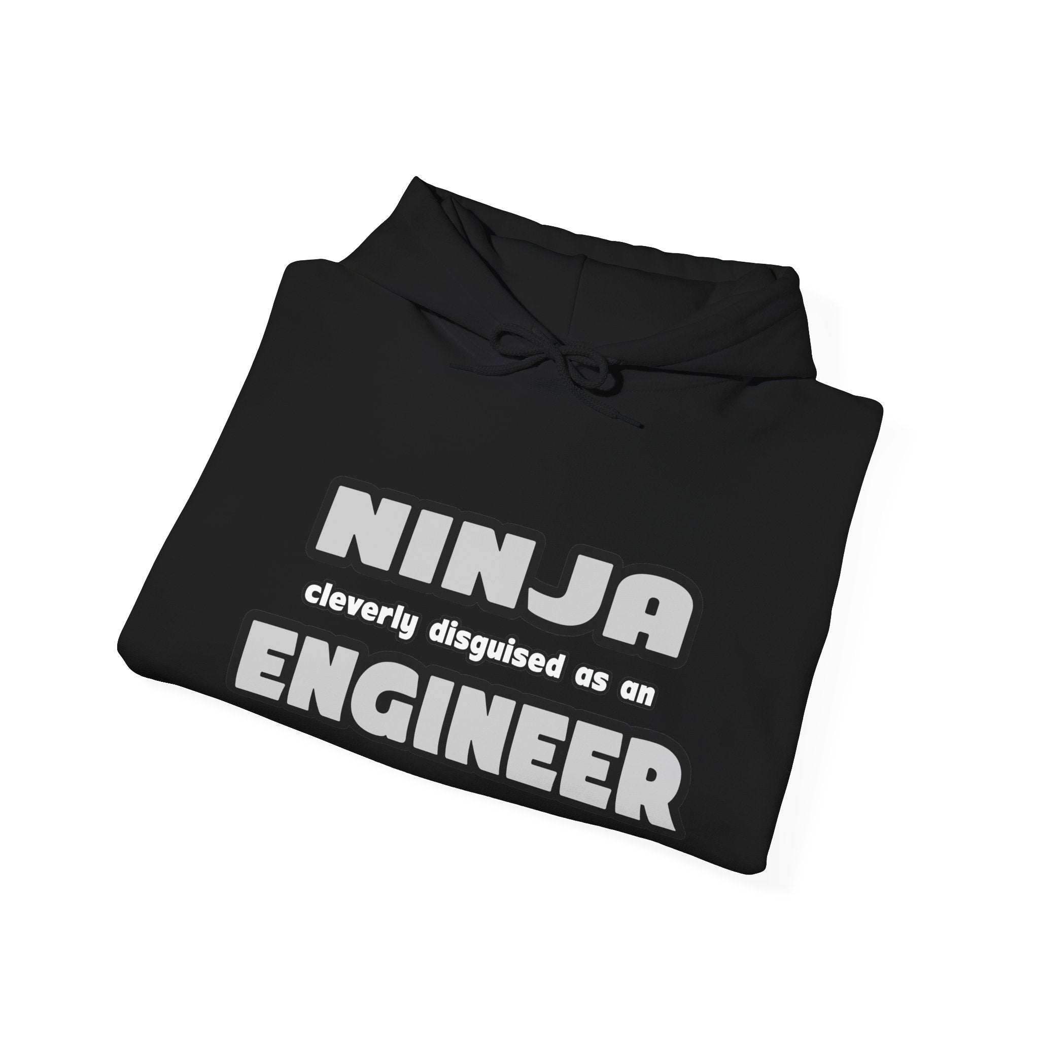 Ninja Cleverly Disguised As An Engineer - Unisex Heavy Blend™ Hooded Sweatshirt