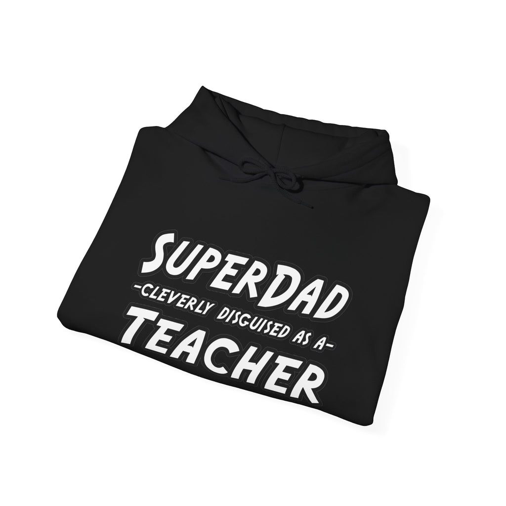 superdad dark teacher - Unisex Heavy Blend™ Hooded Sweatshirt