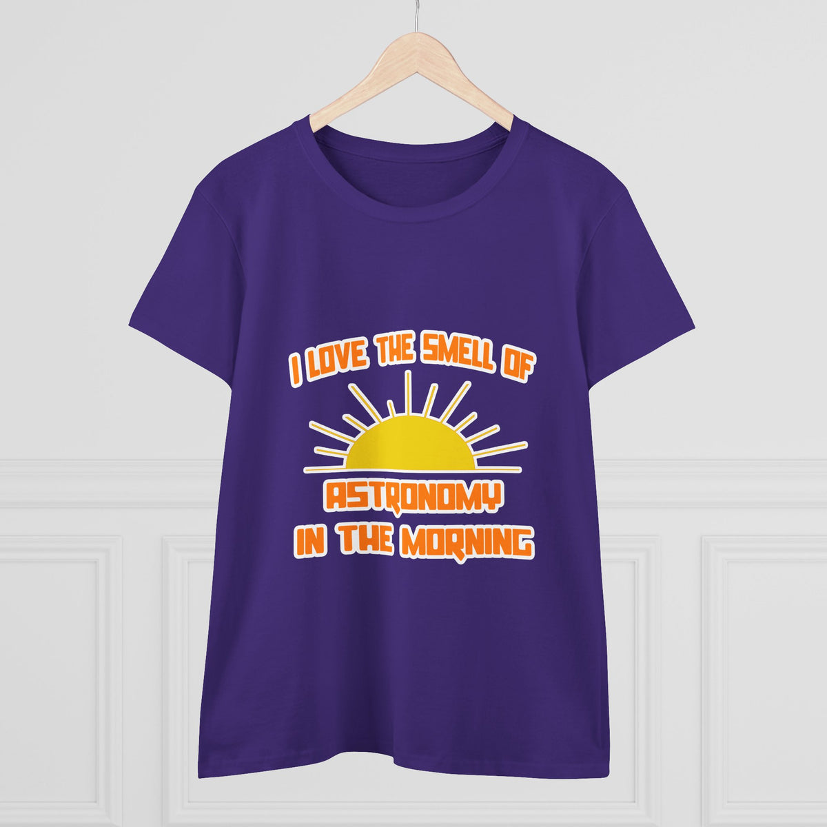 Smell of Astronomy in the Morning - Women's Midweight Cotton Tee