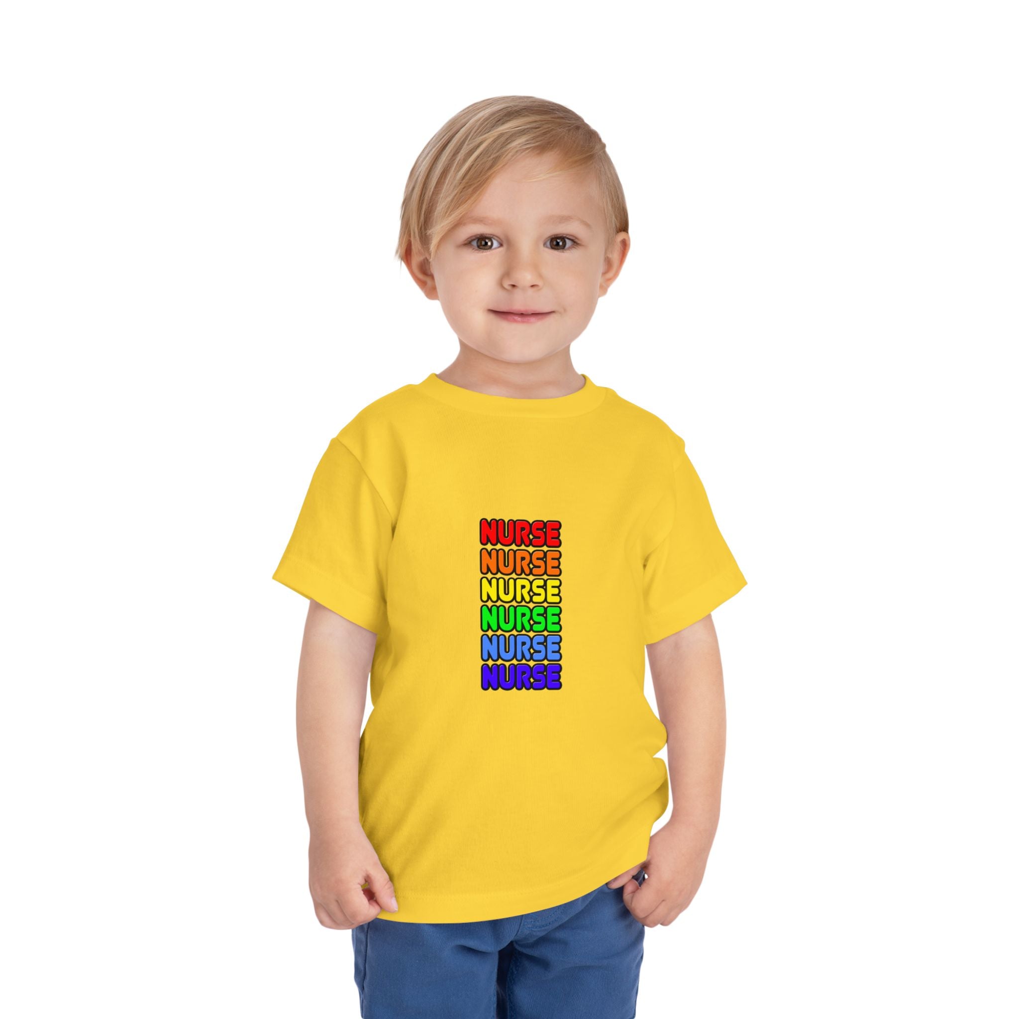 Rainbow Nurse - Toddler Short Sleeve Tee