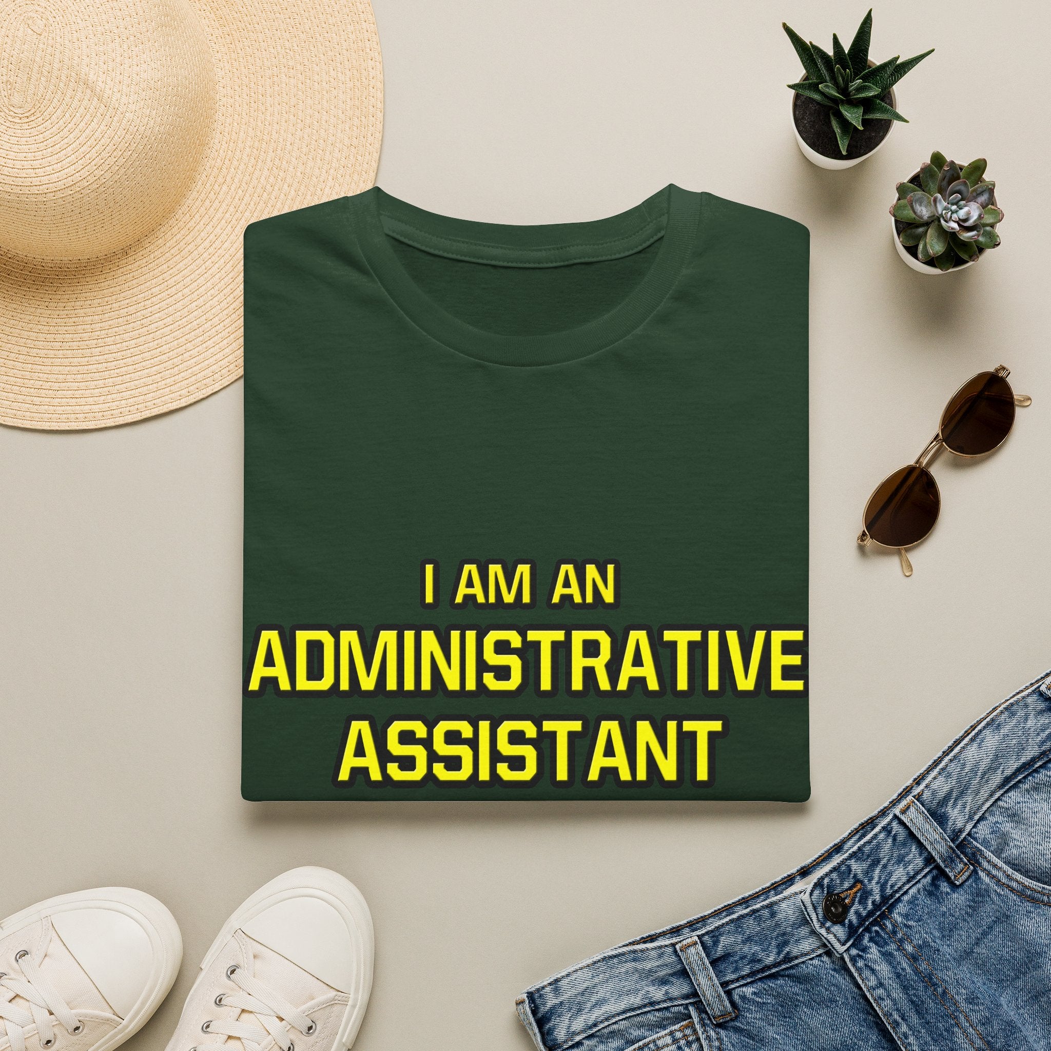 Administrative Assistant...Superior Intelligence - Unisex Softstyle T-Shirt