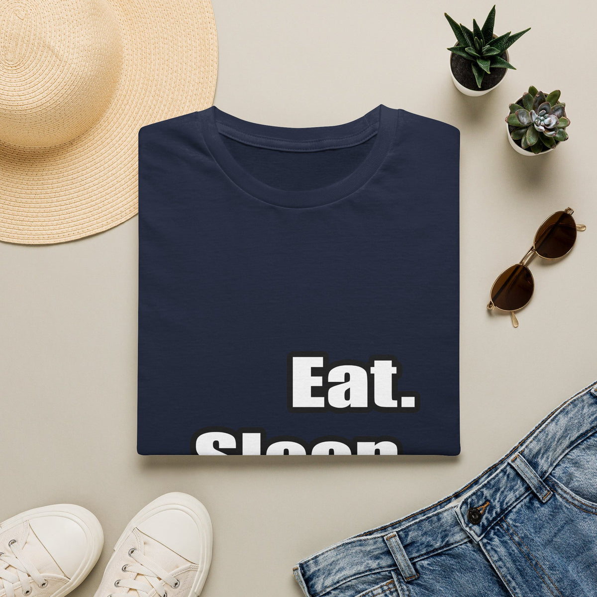 eat sleep teach - Unisex Softstyle T-Shirt