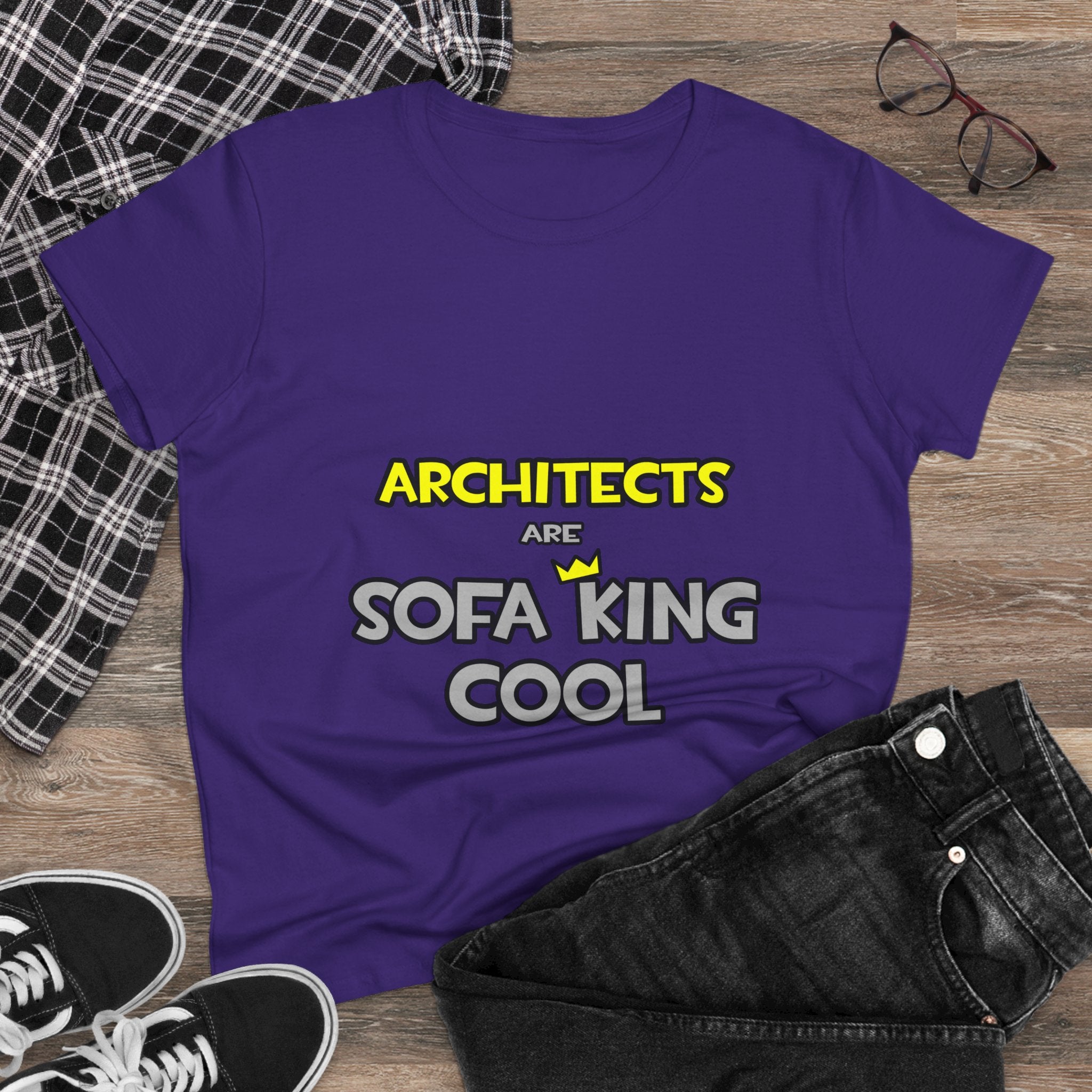 Architects Are Sofa King Cool - Women's Midweight Cotton Tee