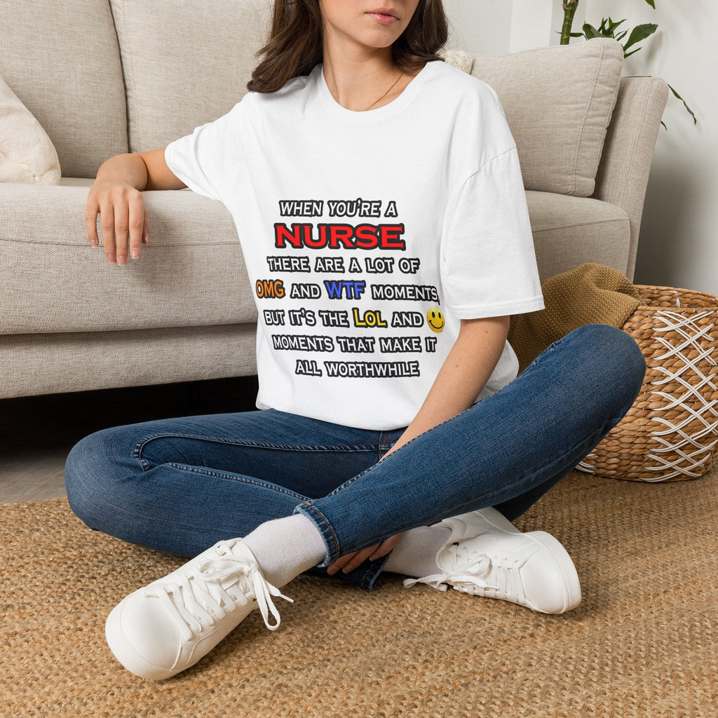 Nurse ... OMG WTF LOL - Unisex Softstyle T-Shirt