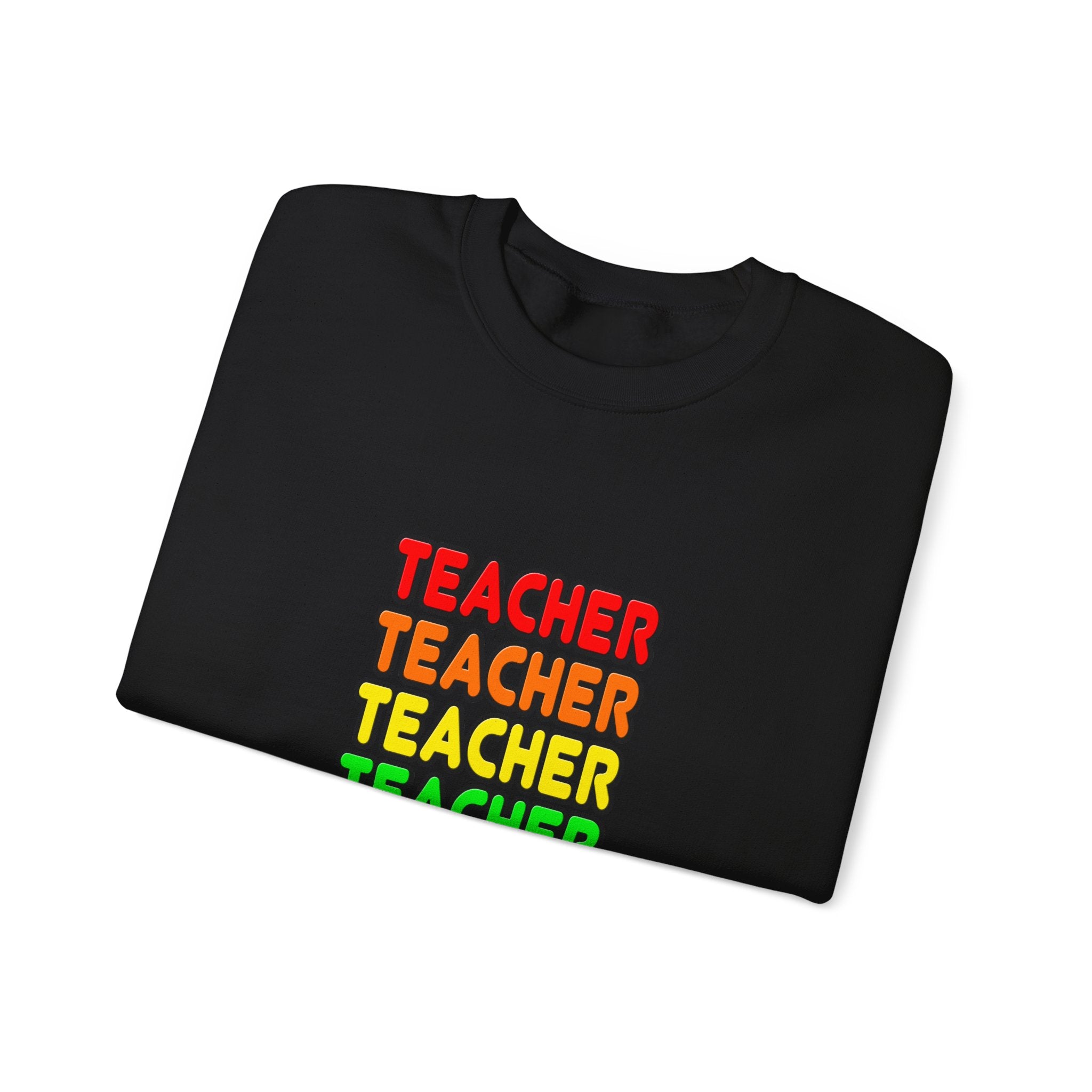 Rainbow Teacher - Unisex Heavy Blend™ Crewneck Sweatshirt