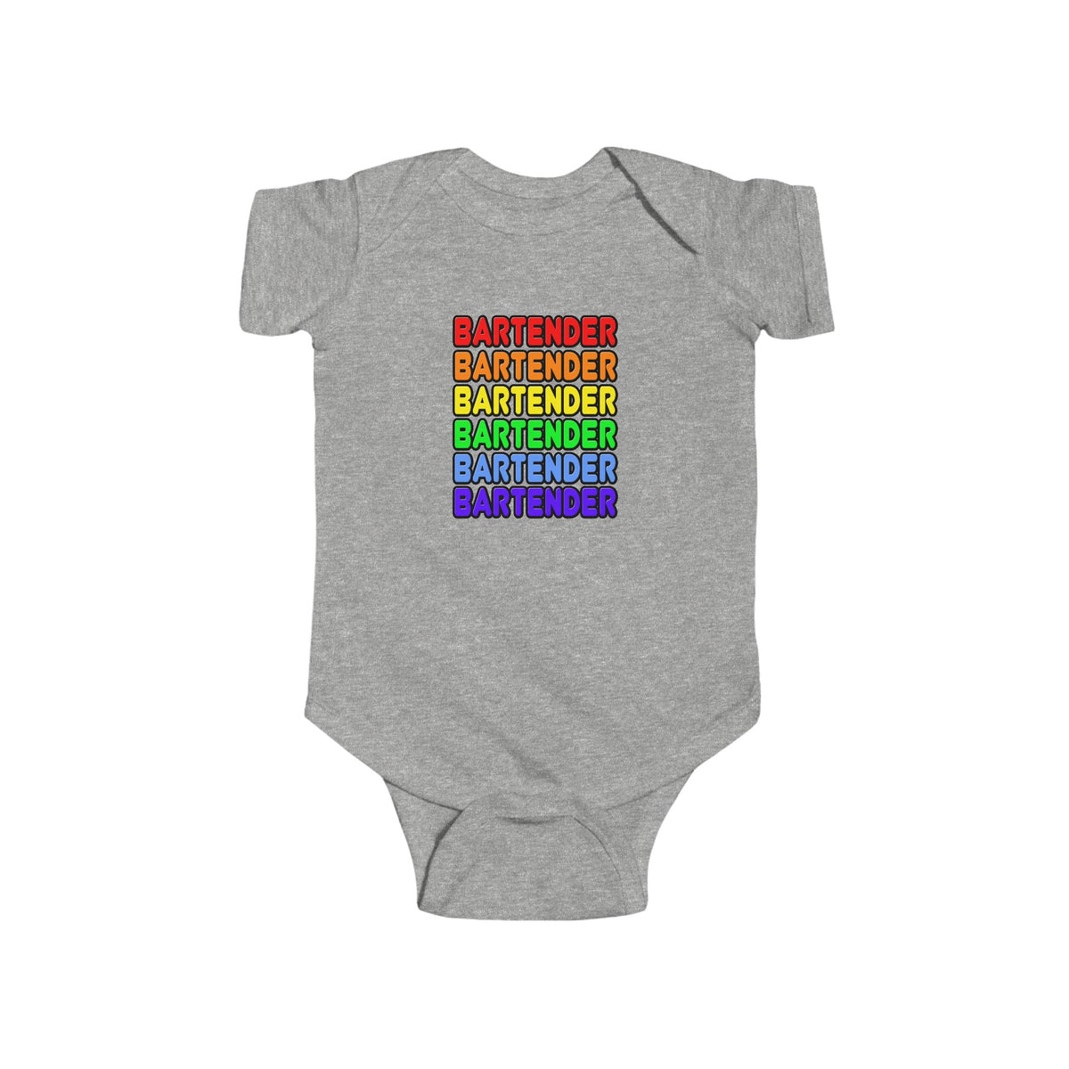 Rainbow Bartender - Infant Fine Jersey Bodysuit