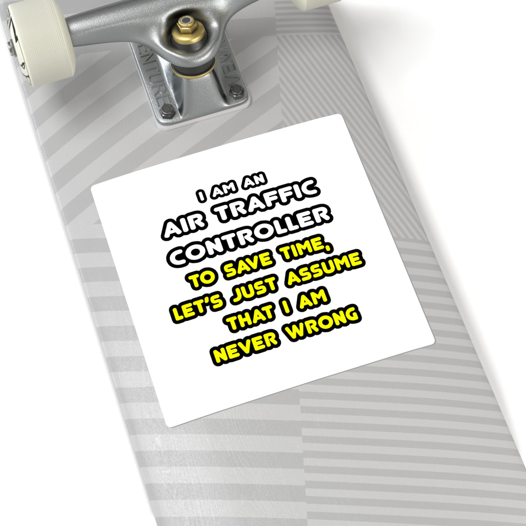 Funny Air Traffic Controller T Shirts - Square Stickers