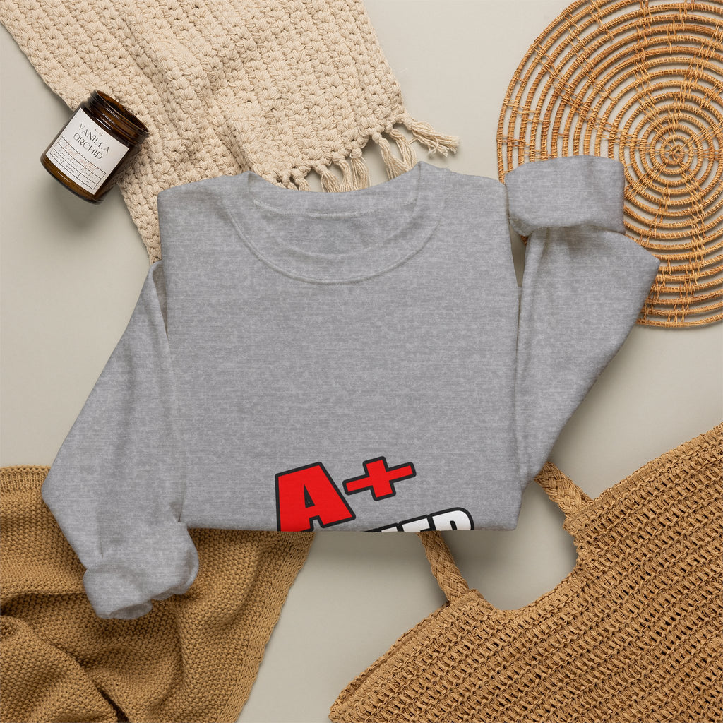 a plus teacher - Unisex Heavy Blend™ Crewneck Sweatshirt