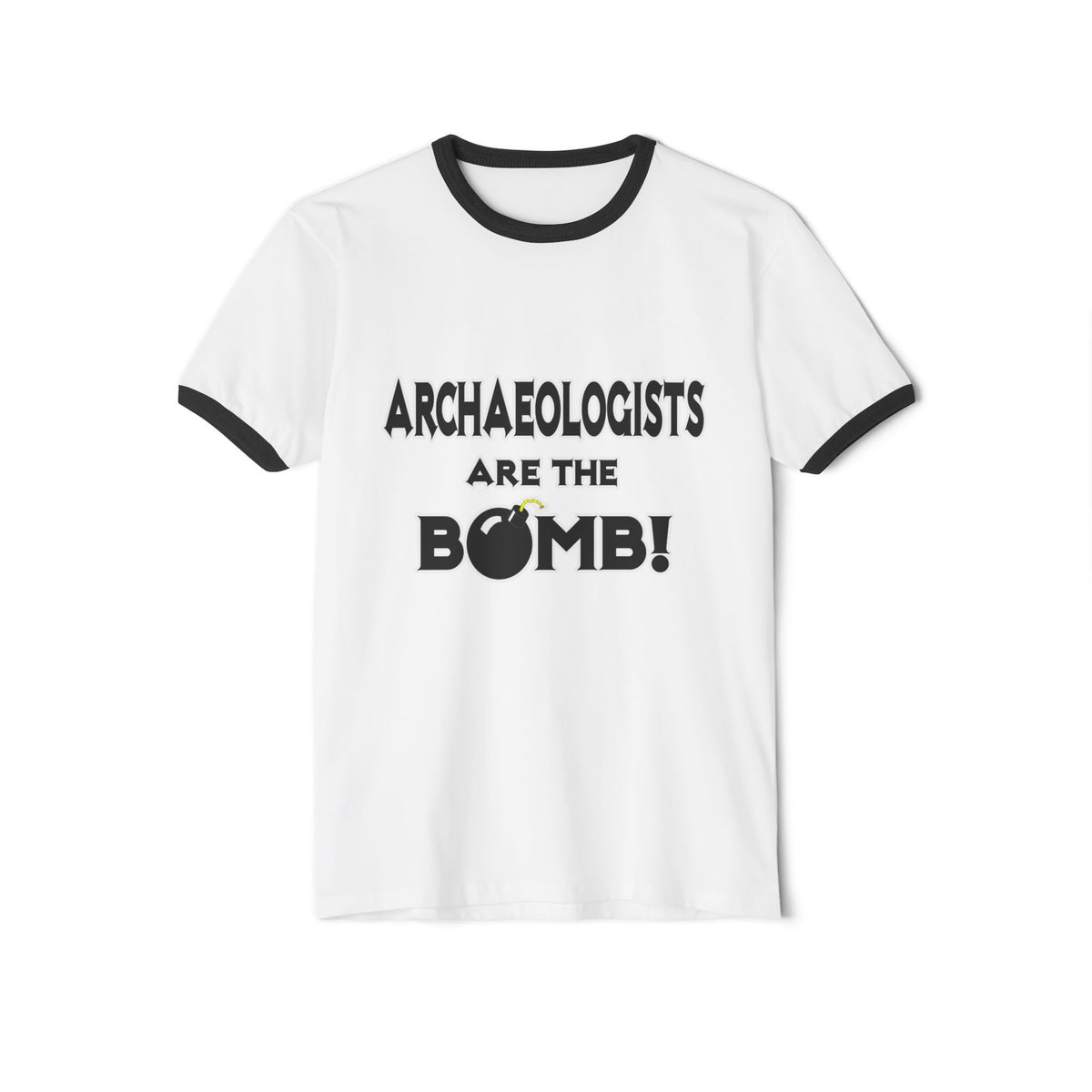 Archaeologists Are The Bomb! - Unisex Cotton Ringer T-Shirt