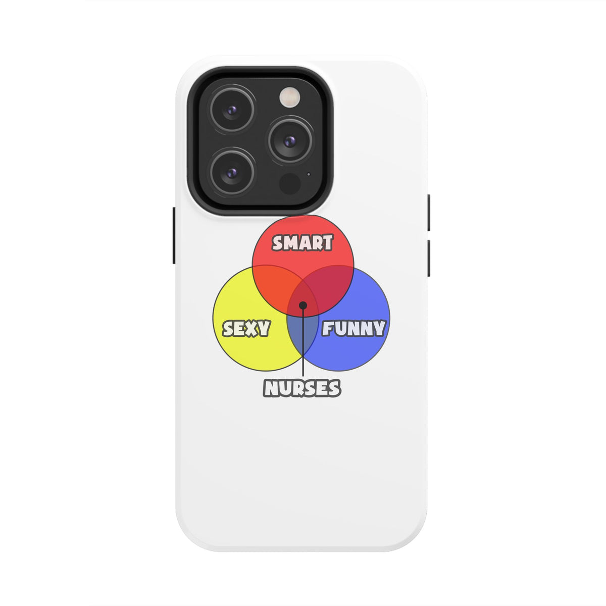 Venn Diagram .. Nurses - Tough Phone Cases