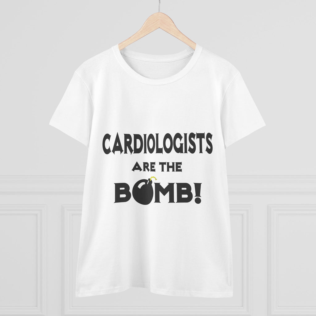 Cardiologists Are The Bomb! - Women's Midweight Cotton Tee