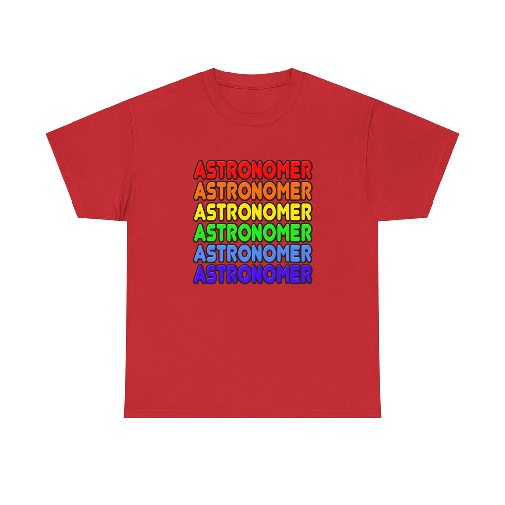 Rainbow Astronomer - Unisex Heavy Cotton Tee