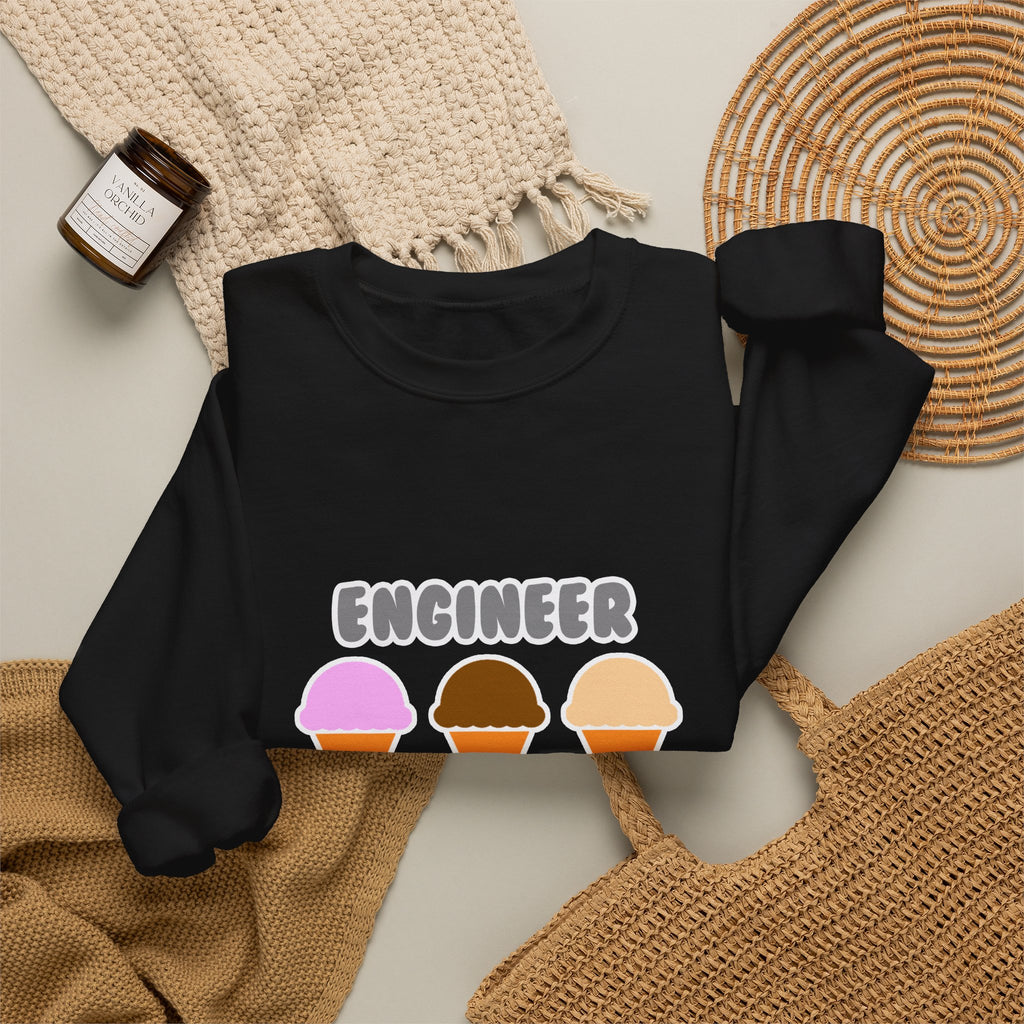 Engineer ... Will Work For Ice Cream - Unisex Heavy Blend™ Crewneck Sweatshirt