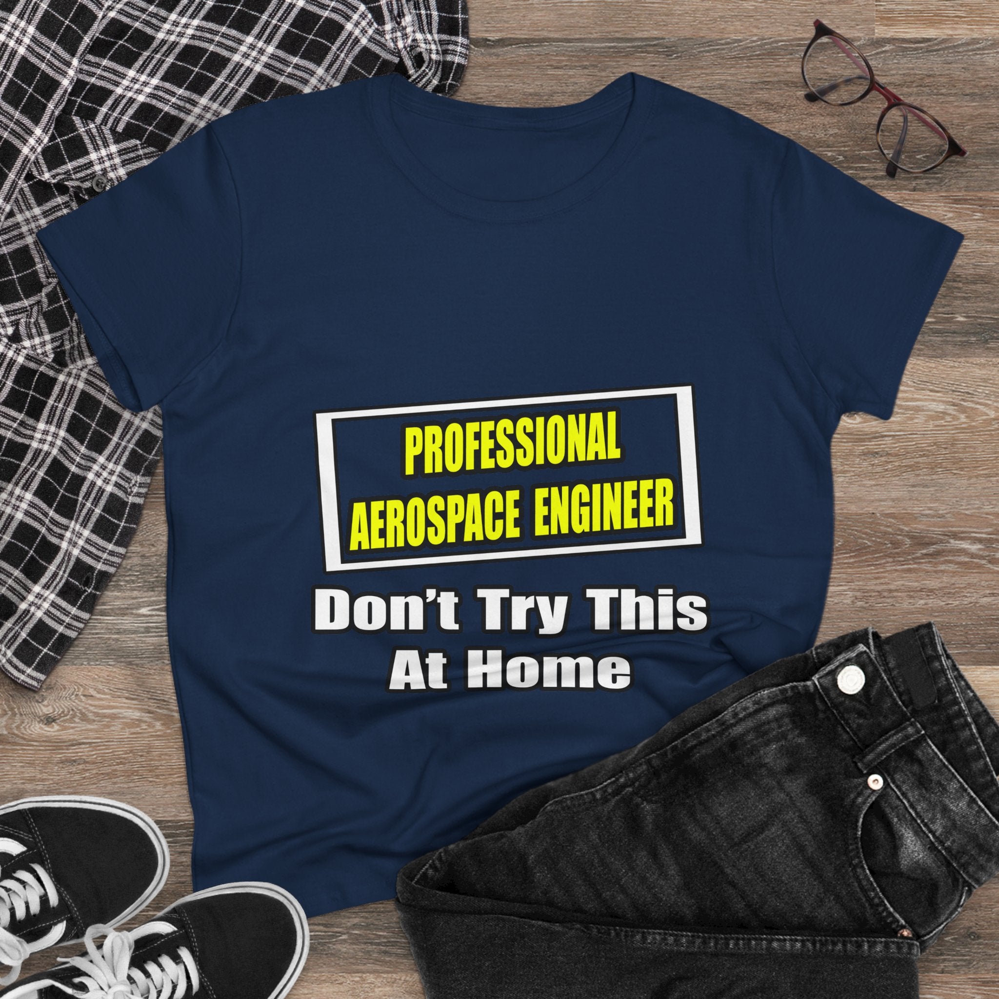 Professional Aerospace Engineer...Joke - Women's Midweight Cotton Tee