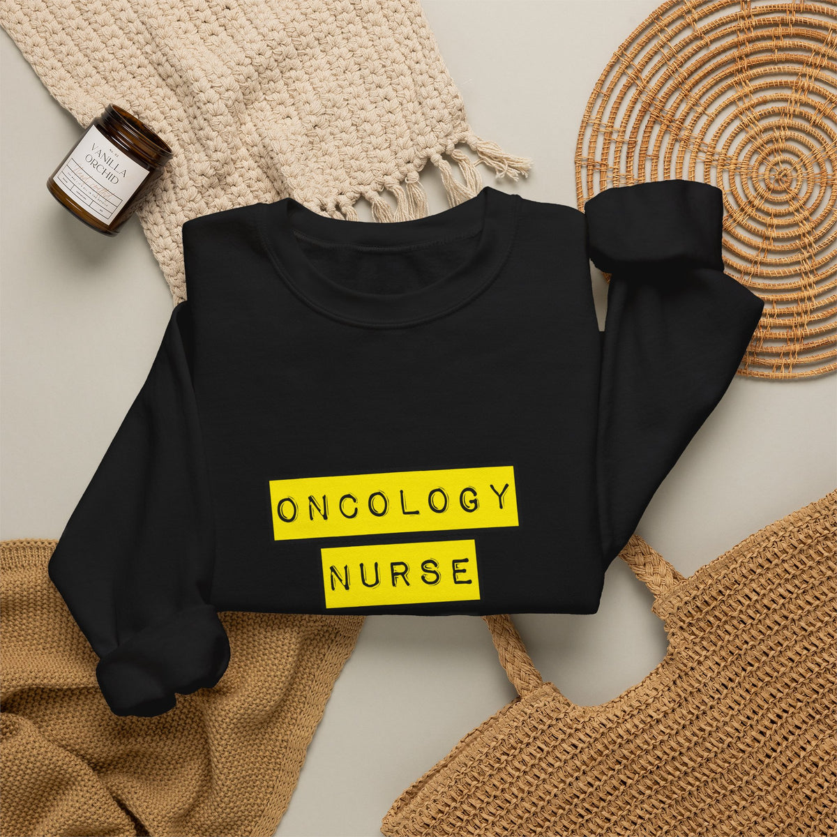 Oncology Nurse...Hardest Job You'll Ever Love - Unisex Heavy Blend™ Crewneck Sweatshirt