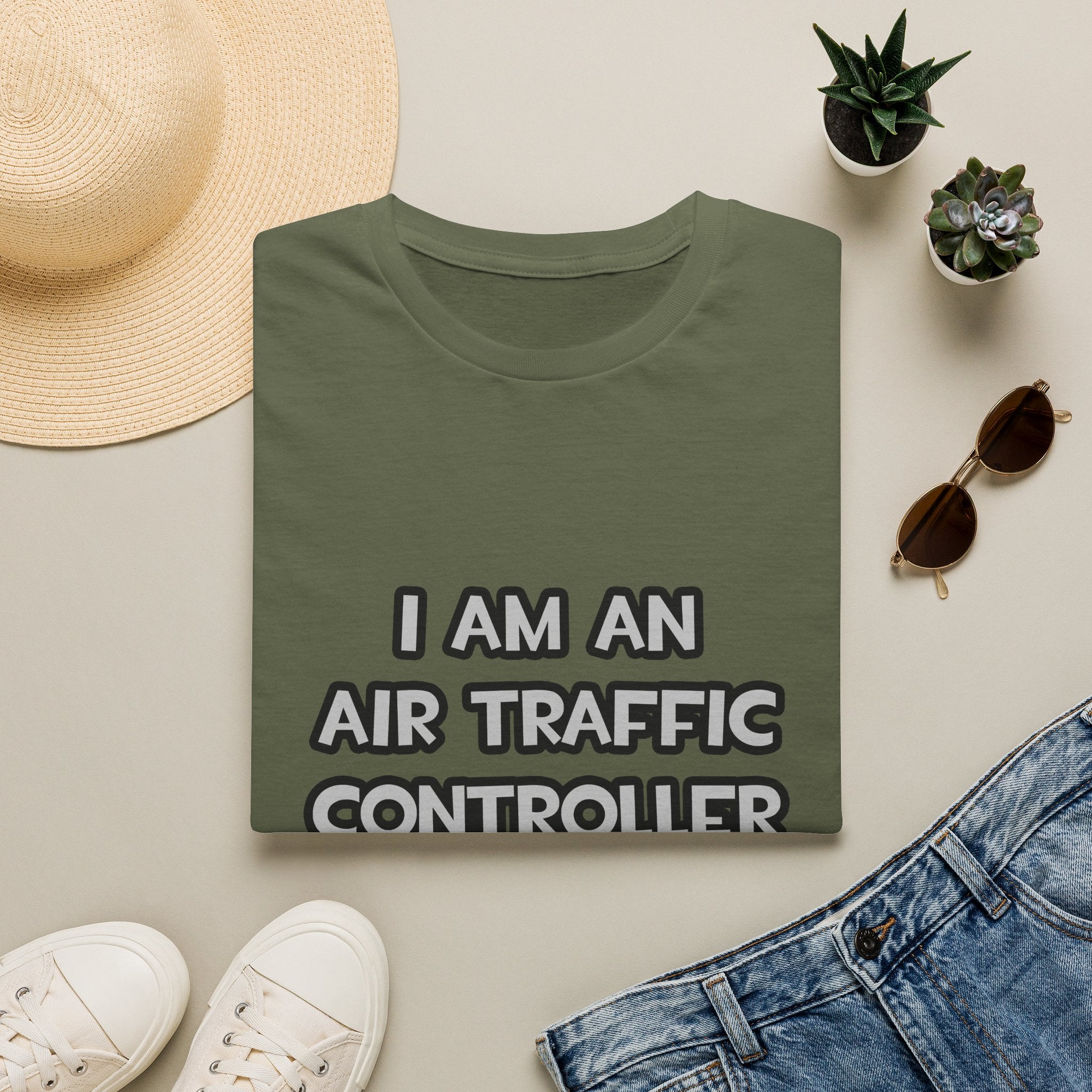Air Traffic Controller ... Not A Magician - Unisex Softstyle T-Shirt