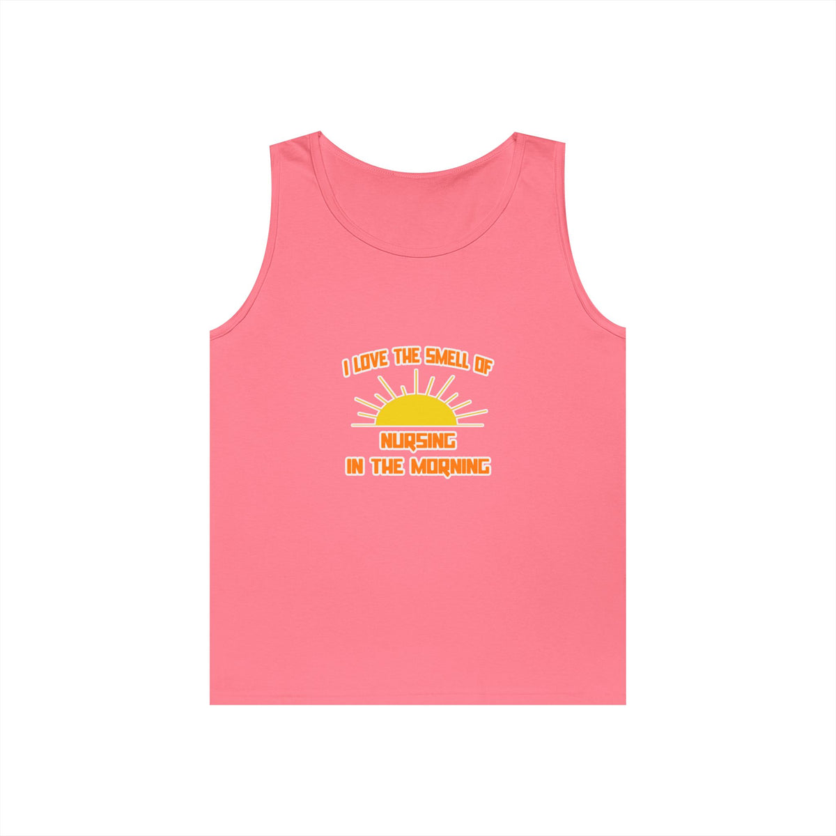 Smell of Nursing in the Morning - Unisex Heavy Cotton Tank Top