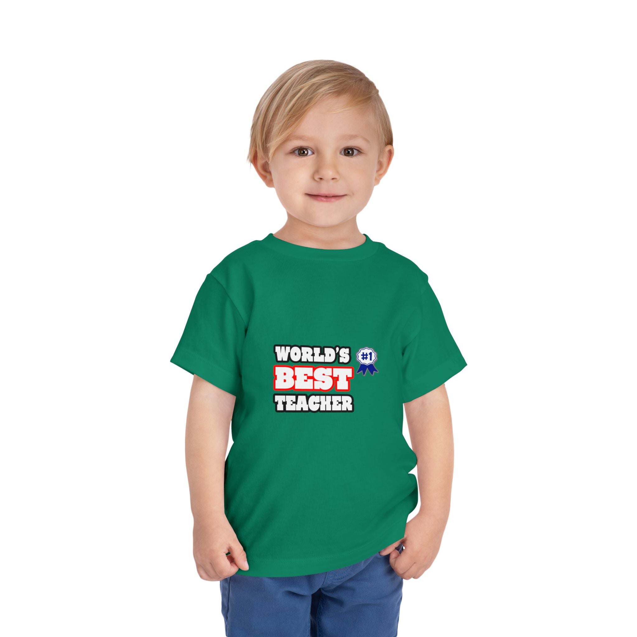 World's Best Teacher - Toddler Short Sleeve Tee