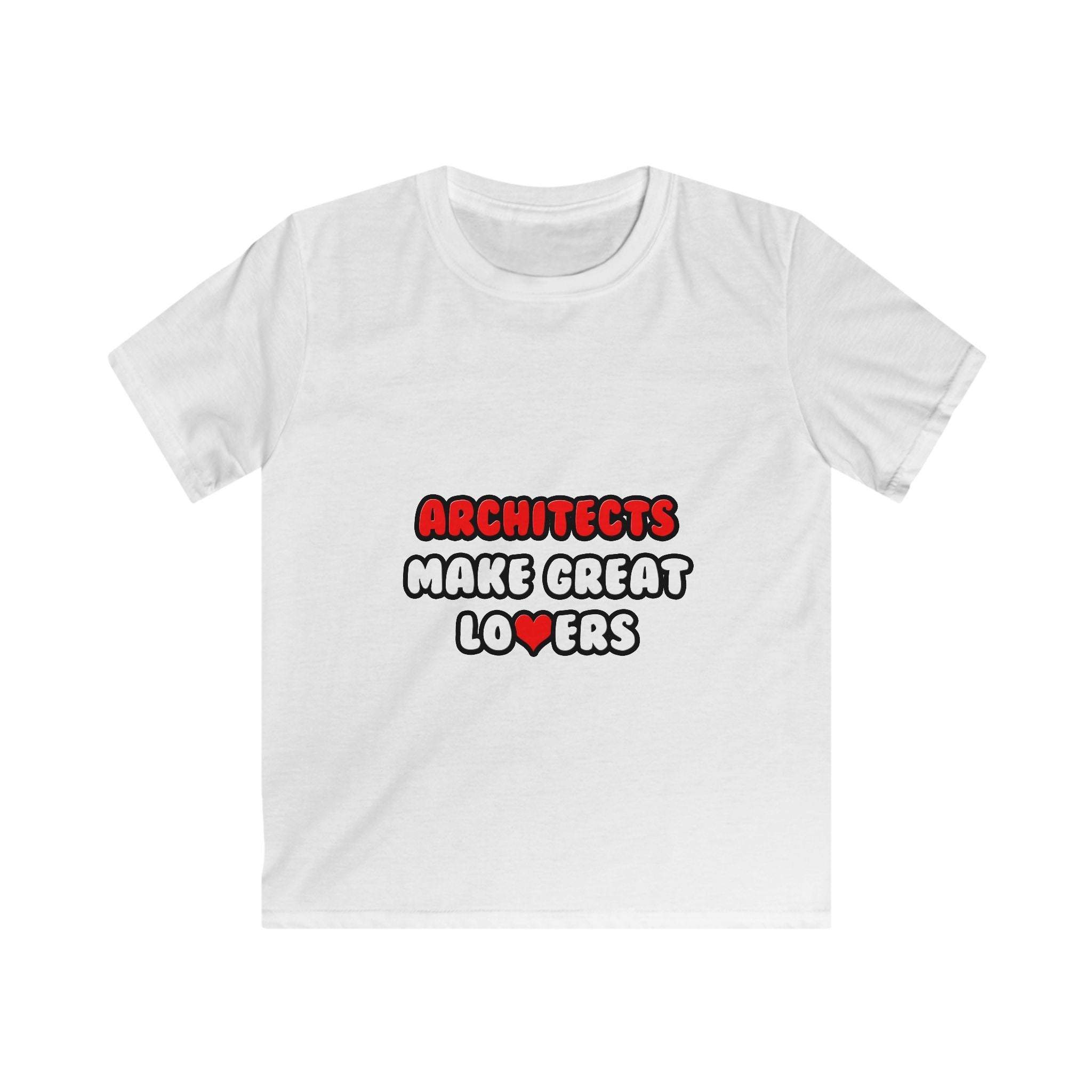 Architects Make Great Lovers - Kids Softstyle Tee