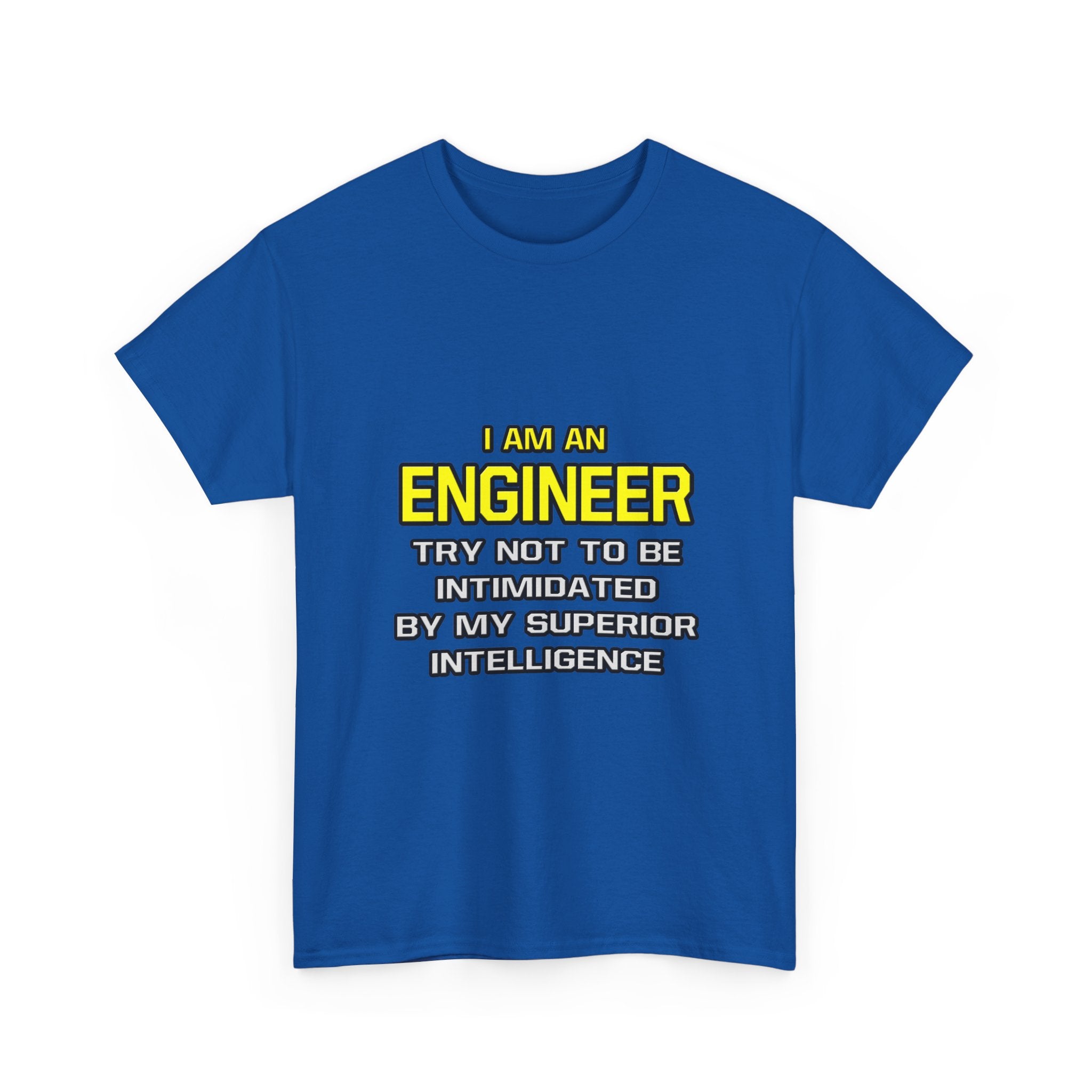 Engineer...Superior Intelligence - Unisex Heavy Cotton Tee