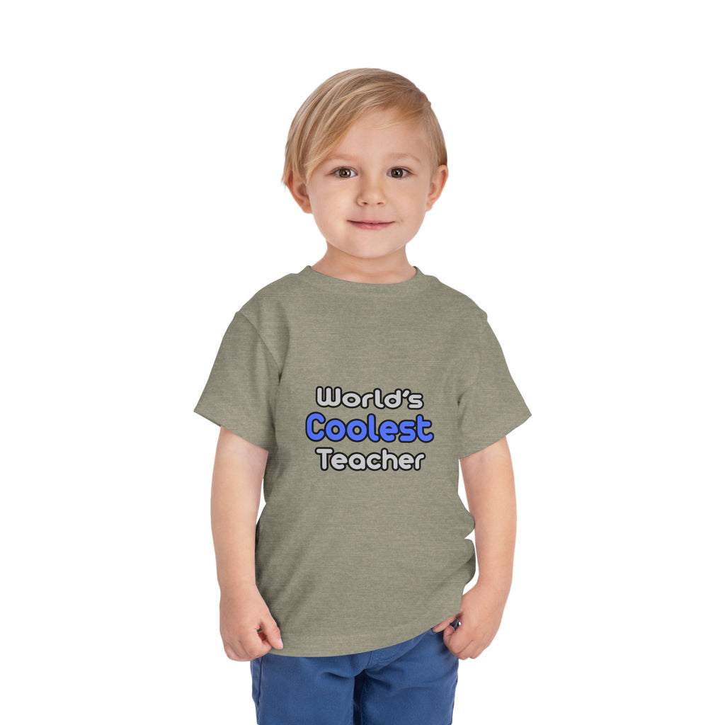 World's Coolest Teacher - Toddler Short Sleeve Tee