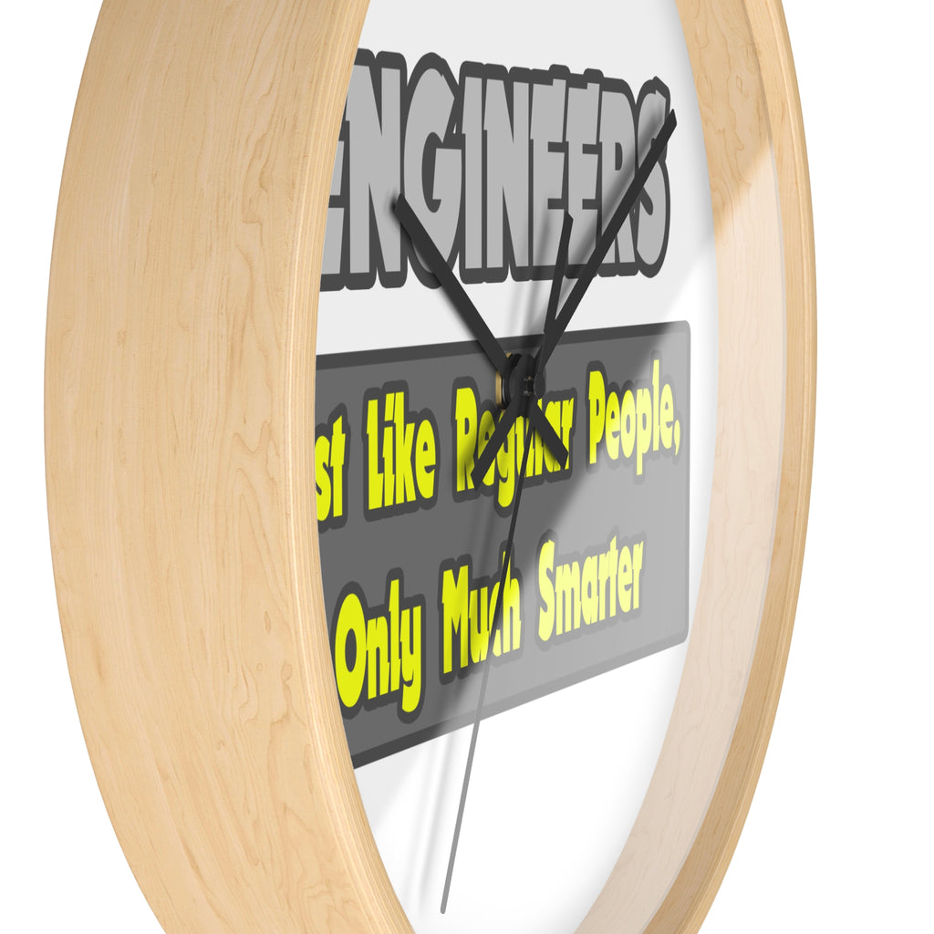 Engineers...Smarter - Wall Clock