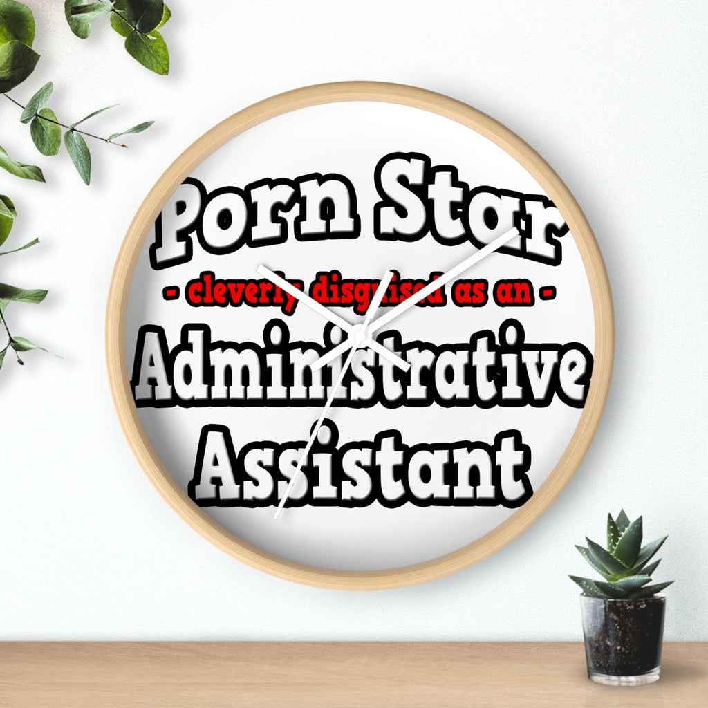 Porn Star...Administrative Assistant - Wall Clock