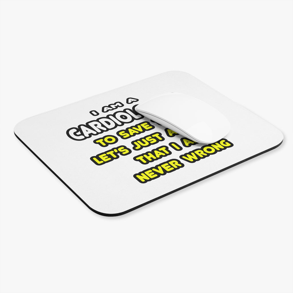 Funny Cardiologist T Shirts and Gifts - Mouse Pad (Rectangle)