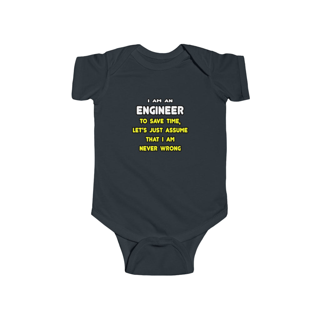 Funny Engineer T Shirts and Gifts - Infant Fine Jersey Bodysuit