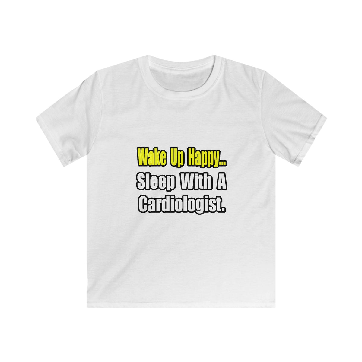 Sleep With a Cardiologist - Kids Softstyle Tee